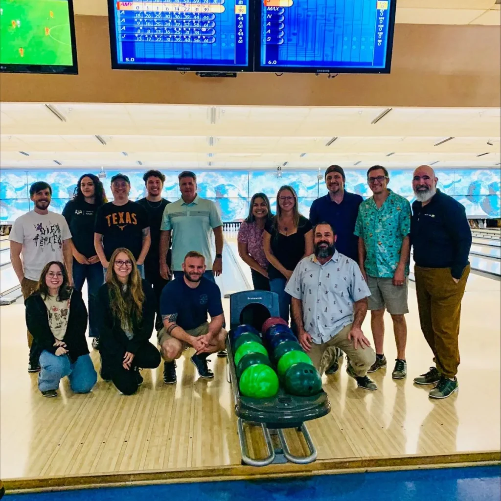 Amy with ERIS Aerials team.